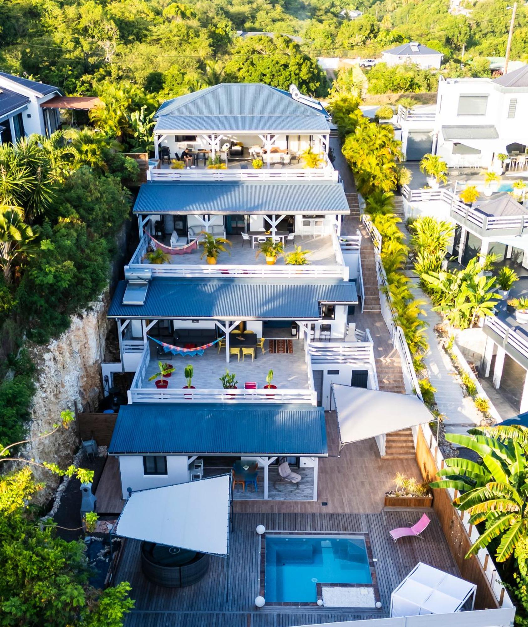 Villa Les Terrasses De Fonds Thezan Sainte-Anne  Esterno foto